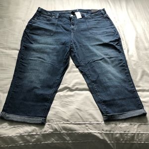 NWT Lane Bryant denim Capri - plus size 24